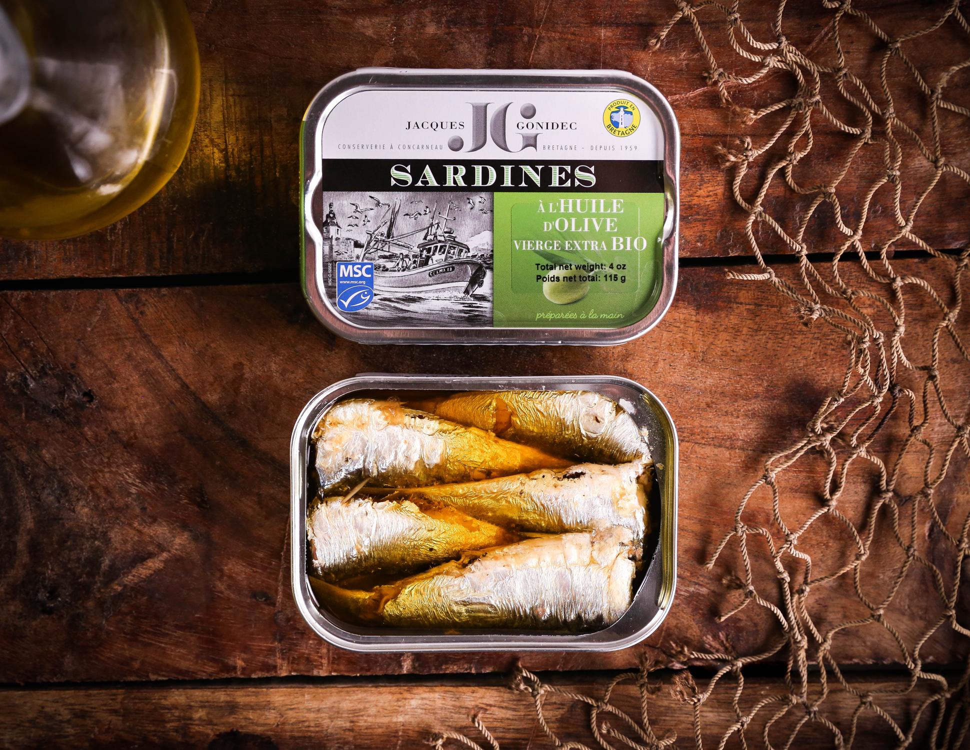 Jacques Gonidec Sardines in Olive Oil