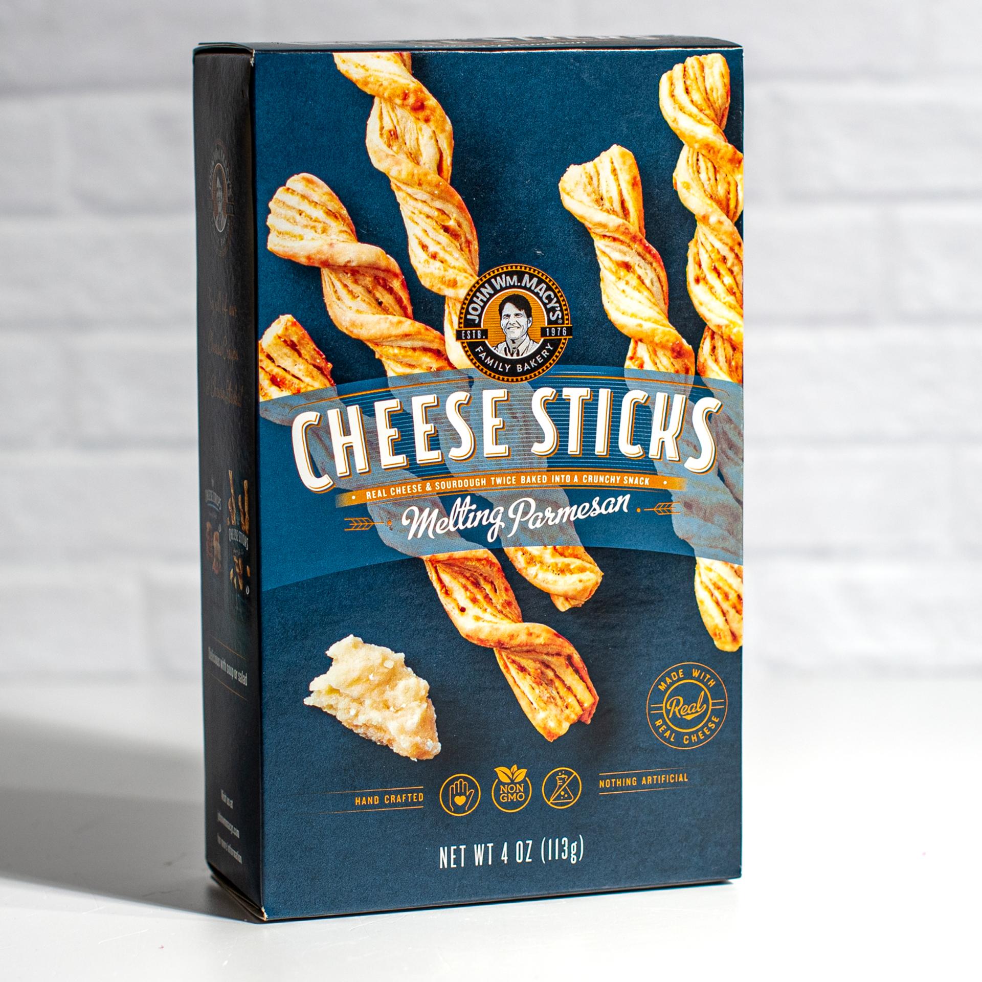 John WmMacy Cheese Sticks Melting Parmasan