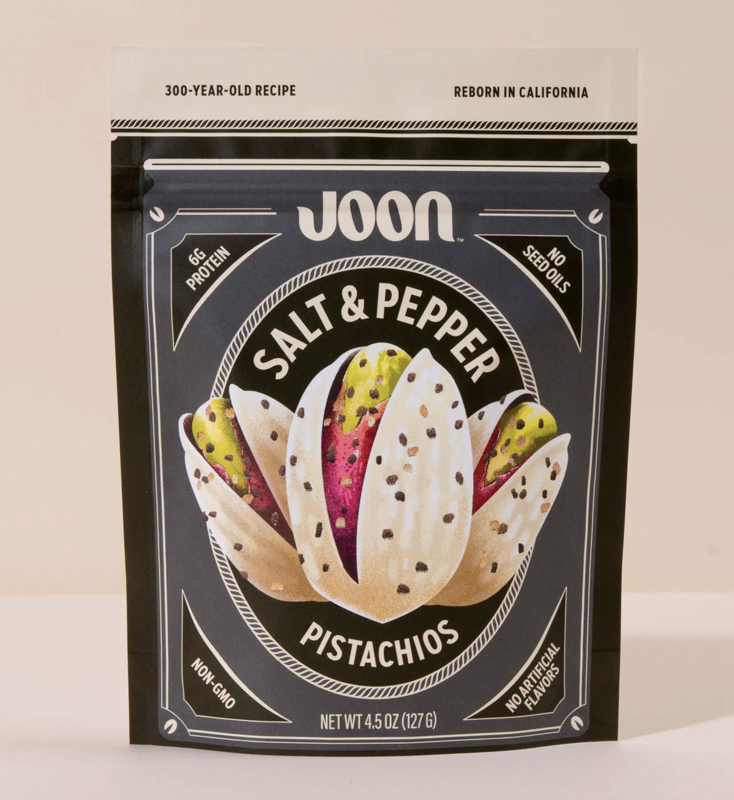 Joon Pistachios Salt and Pepper Pistachios 300 year old recipe from California