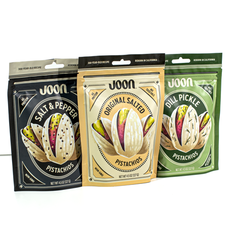 Joon Pistachio Variety Pack | Clean‑Ingredient Pistachios