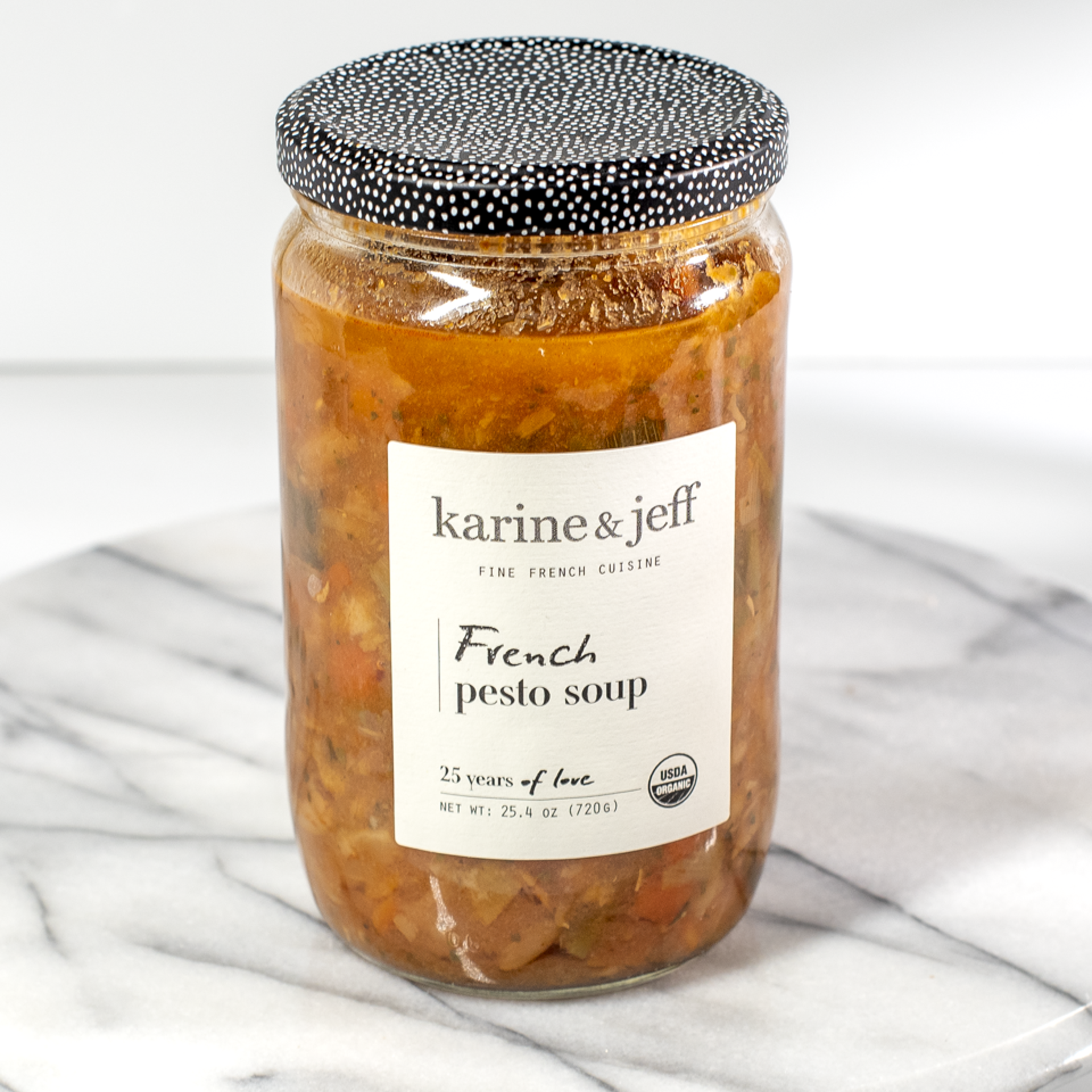Karine and Jeff French Pesto Soup