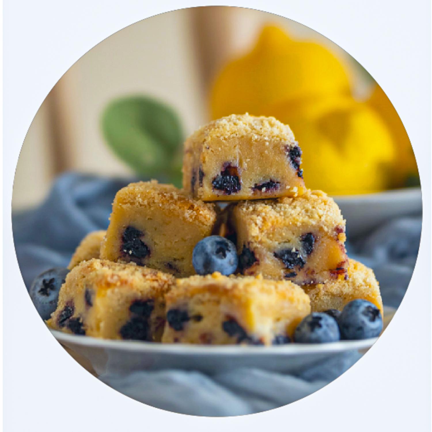 Killer Brownie Lemon Blueberry Blonde Bites