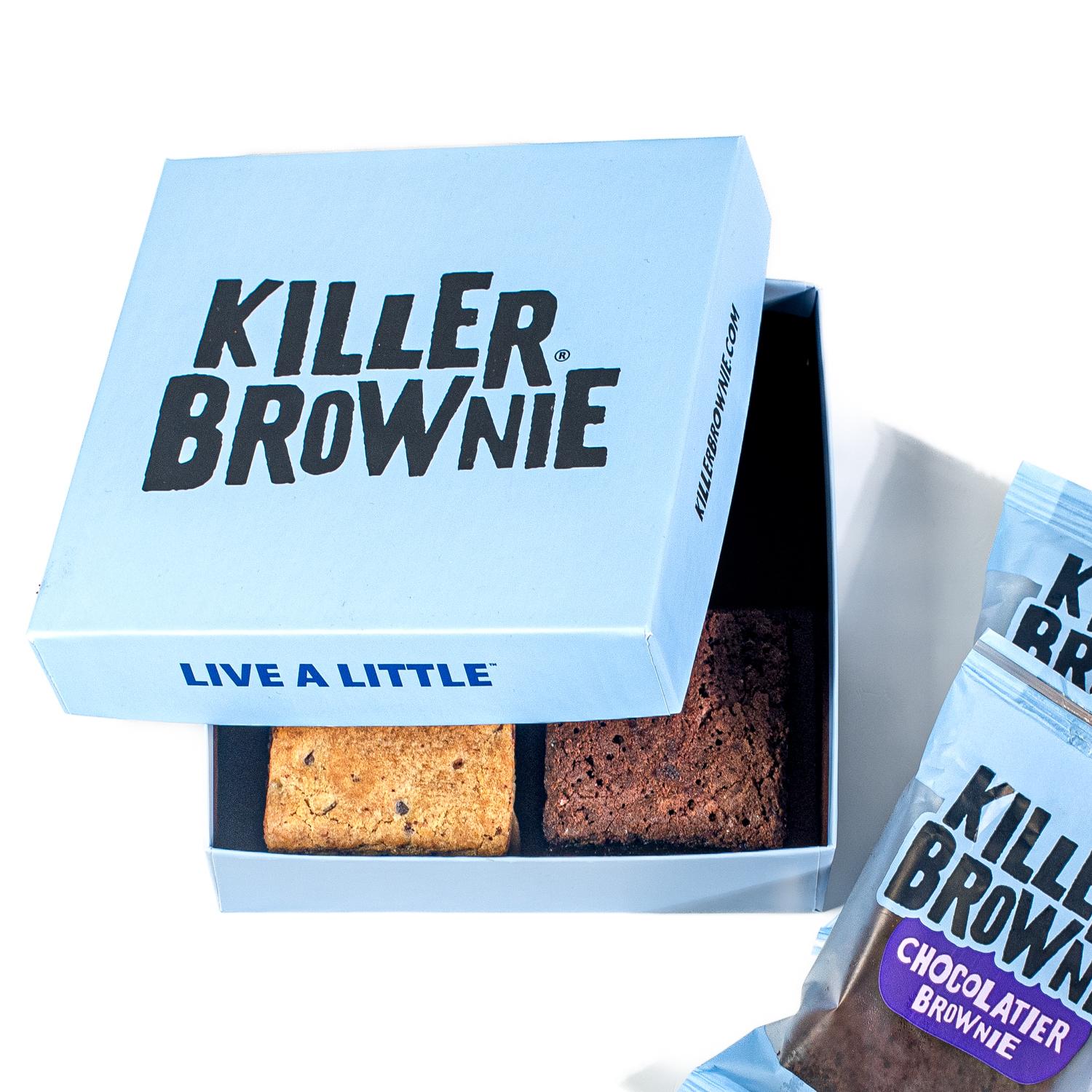 Killer B rownie brookie and chocolatier box