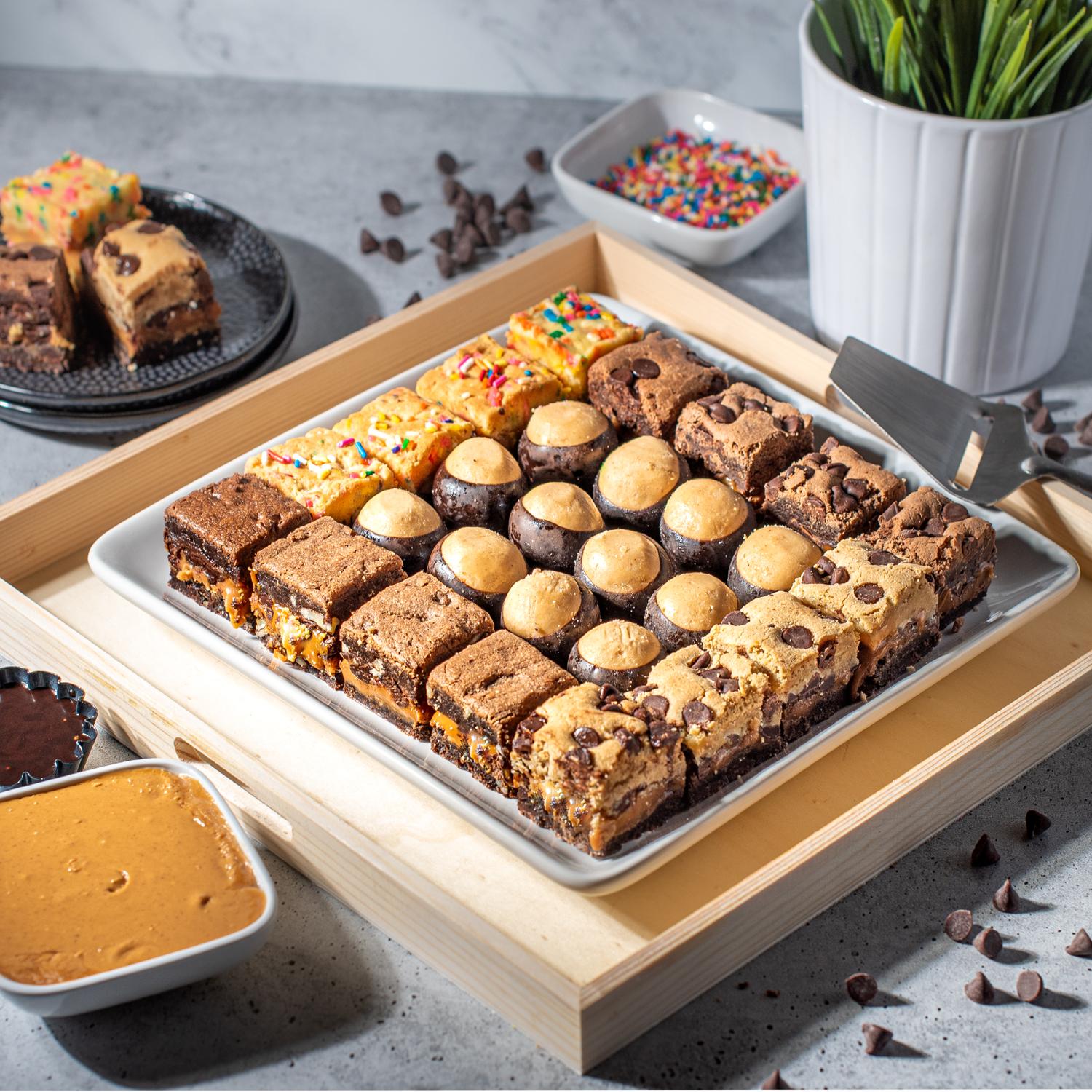 Assorted 16 count killer brownie and 12 count DLM buckeyes 