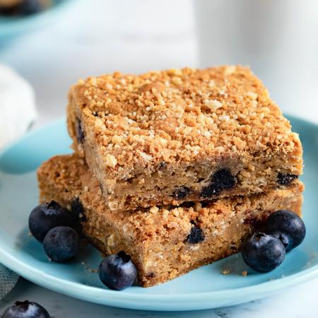 Killer Brownie Blueberry Breakfast Blondies