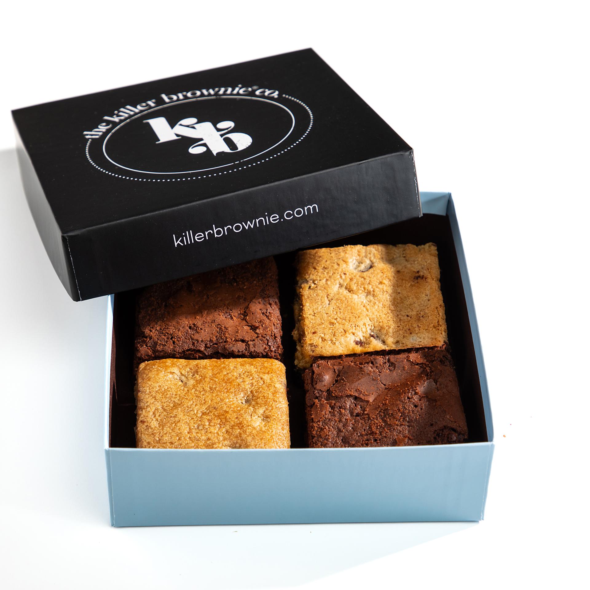 Brookie and Chocolatier brownies from Killer Brownie