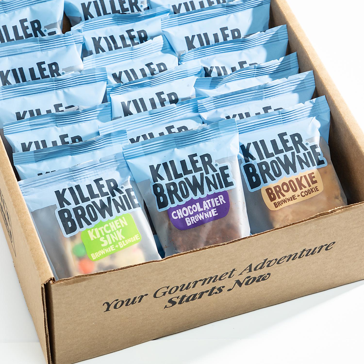 killer brownie choose your own 18 count gift box