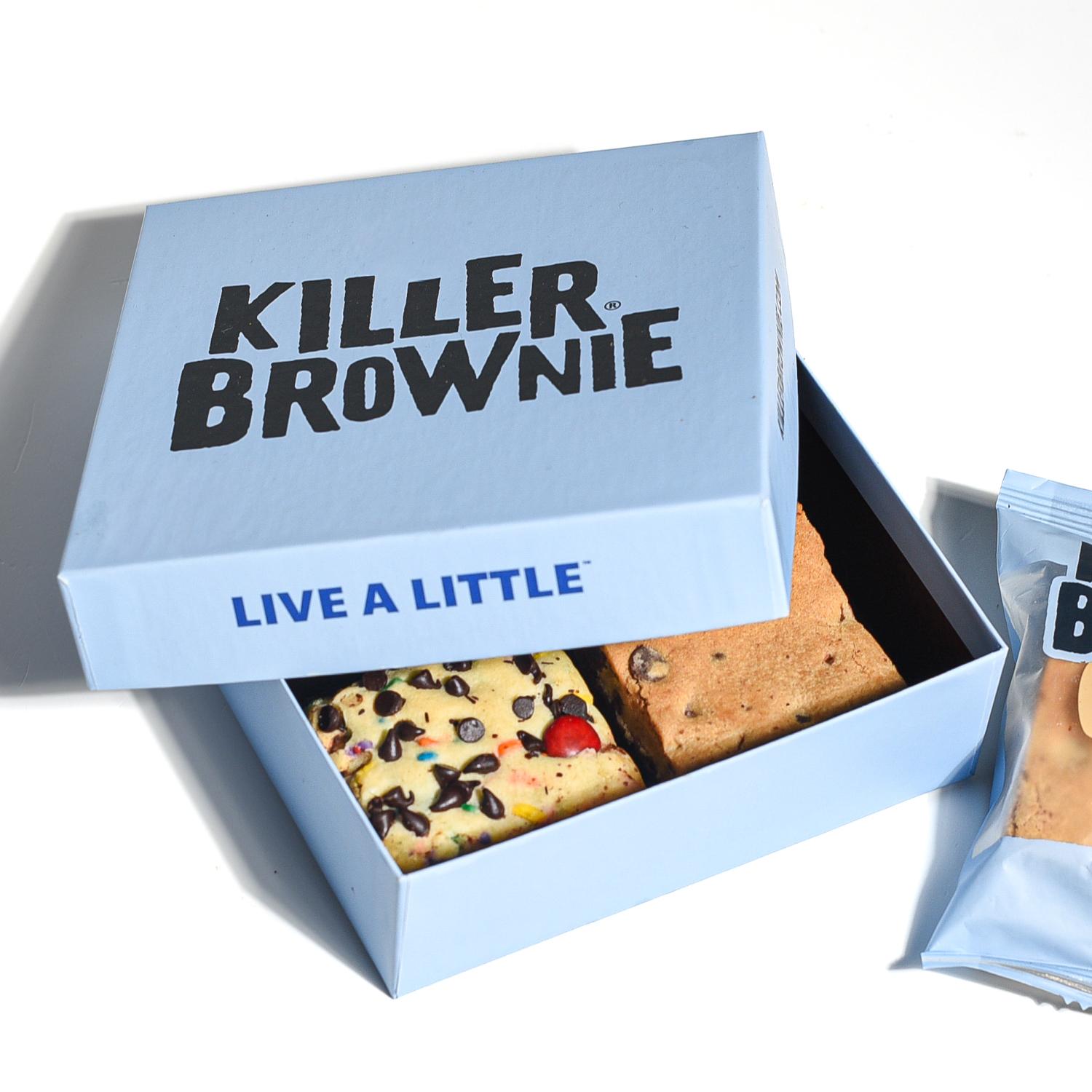 Killer Brownie Kitchen Sink and Brookie Brownie box