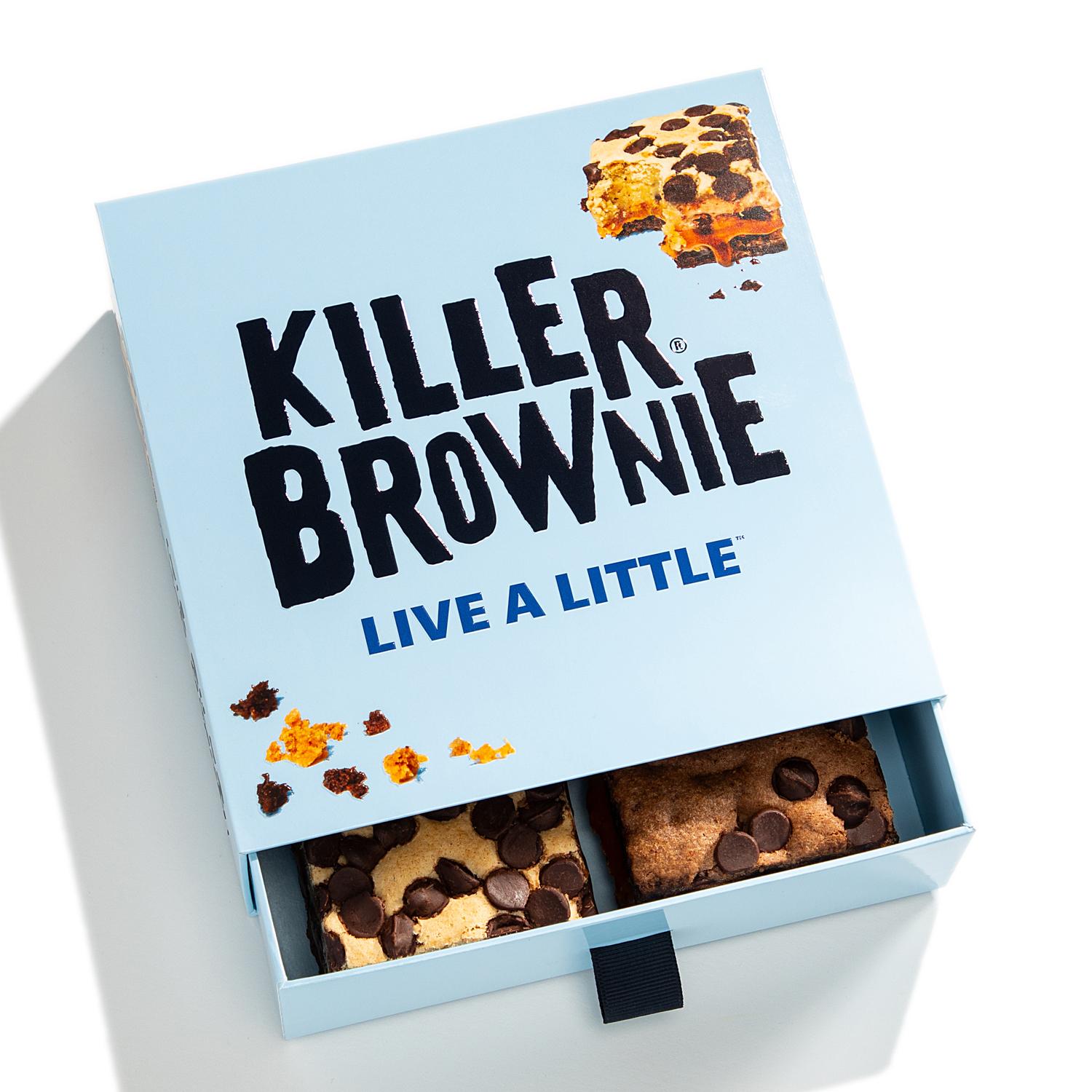 Killer Brownie with caramel luxe slider gift box