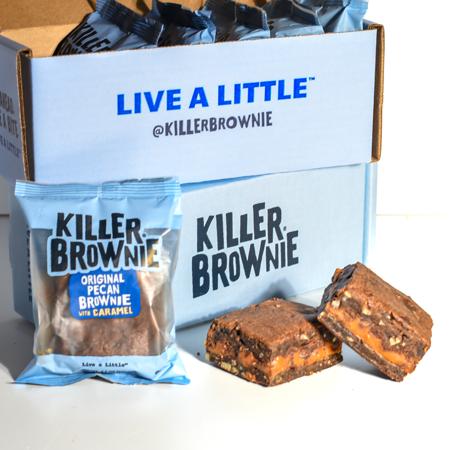 Killer Brownie Original Pecan Brownie With Caramel 6 Pack