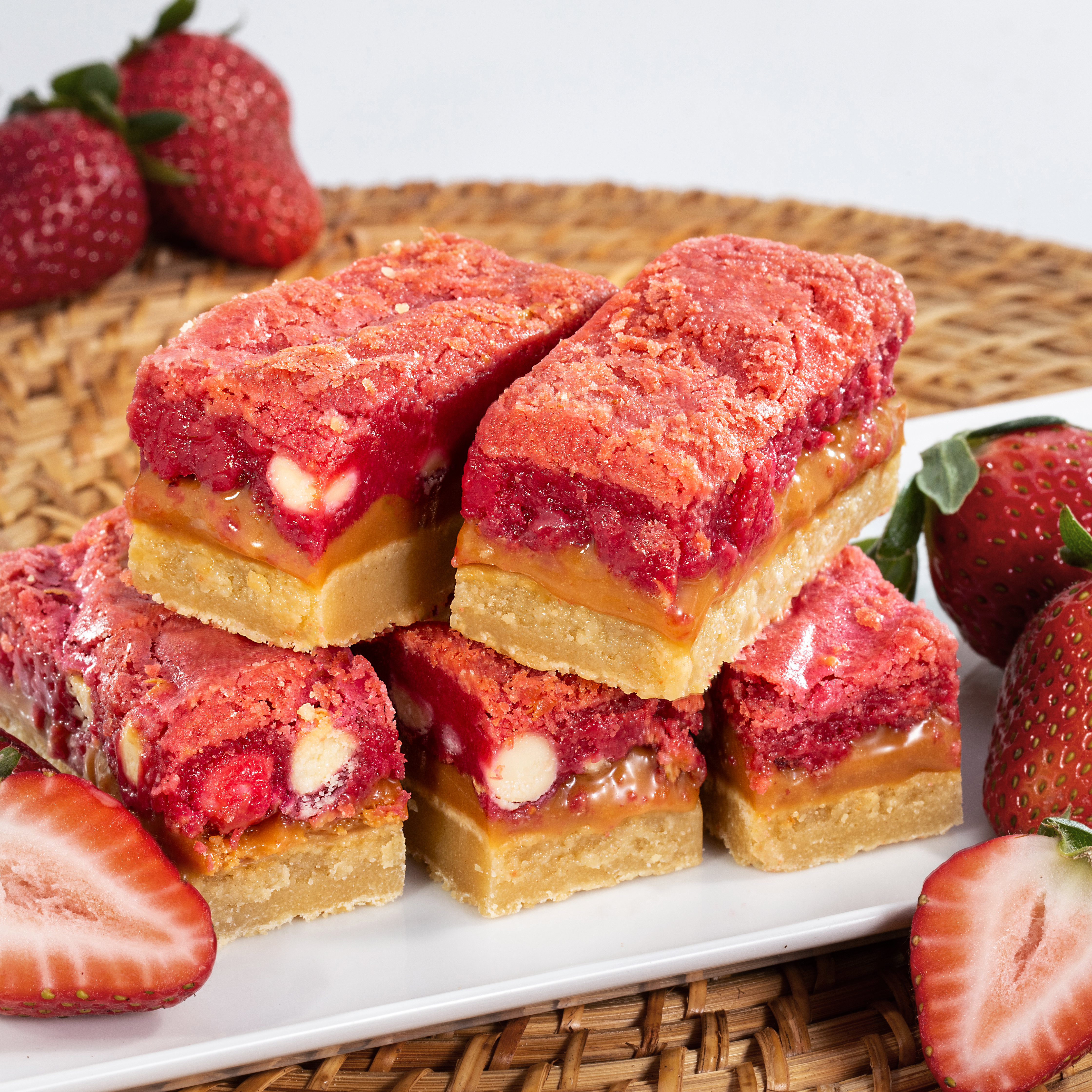 Strawberry Shortcake with Caramel