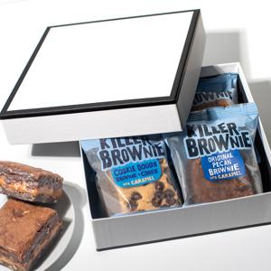 Killer Brownie choose your own custom gift box with four killer brownies to choose from