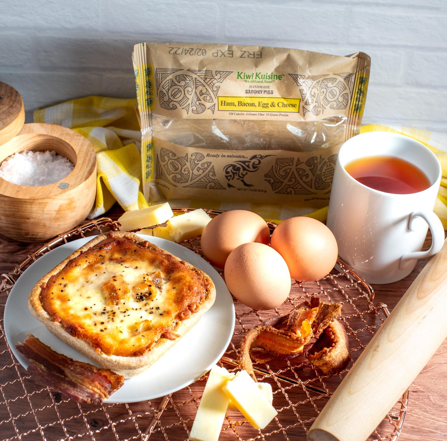 Kiwi Kuisine Ham, Bacon, Egg, & Cheese Pie