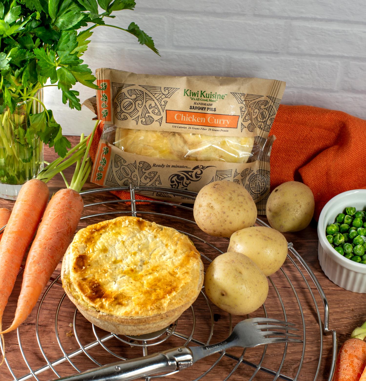 Kiwi Kuisine Chicken Curry Pie