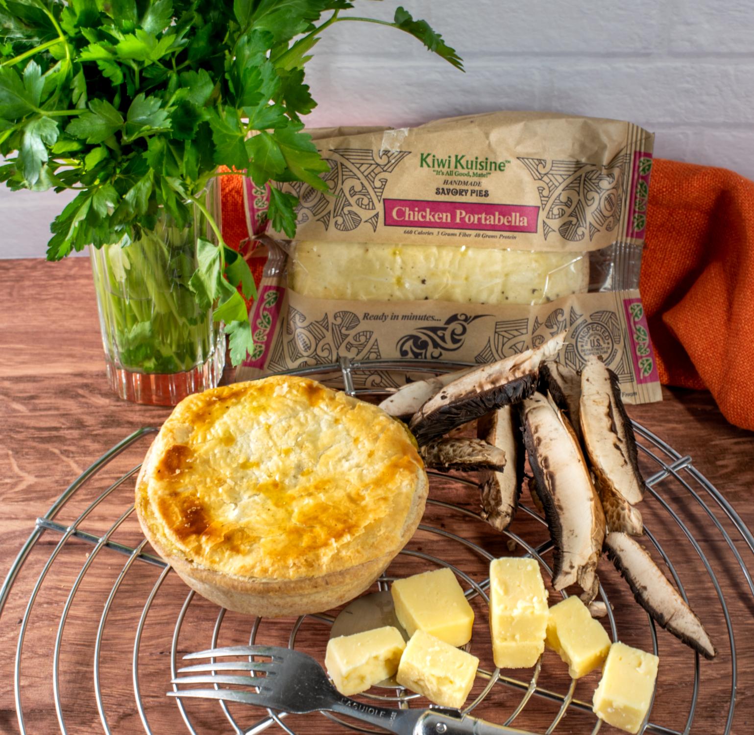 Kiwi Kuisine Chicken Portabella Pie