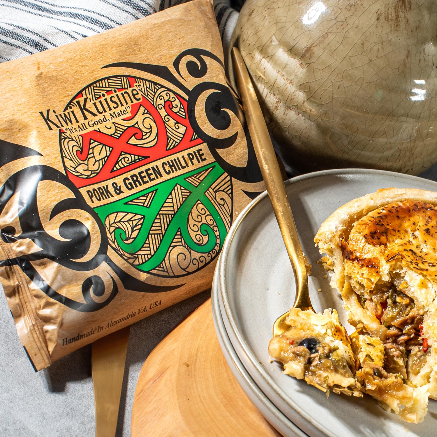 Kiwi Kuisine Pork & Green Chili Pie