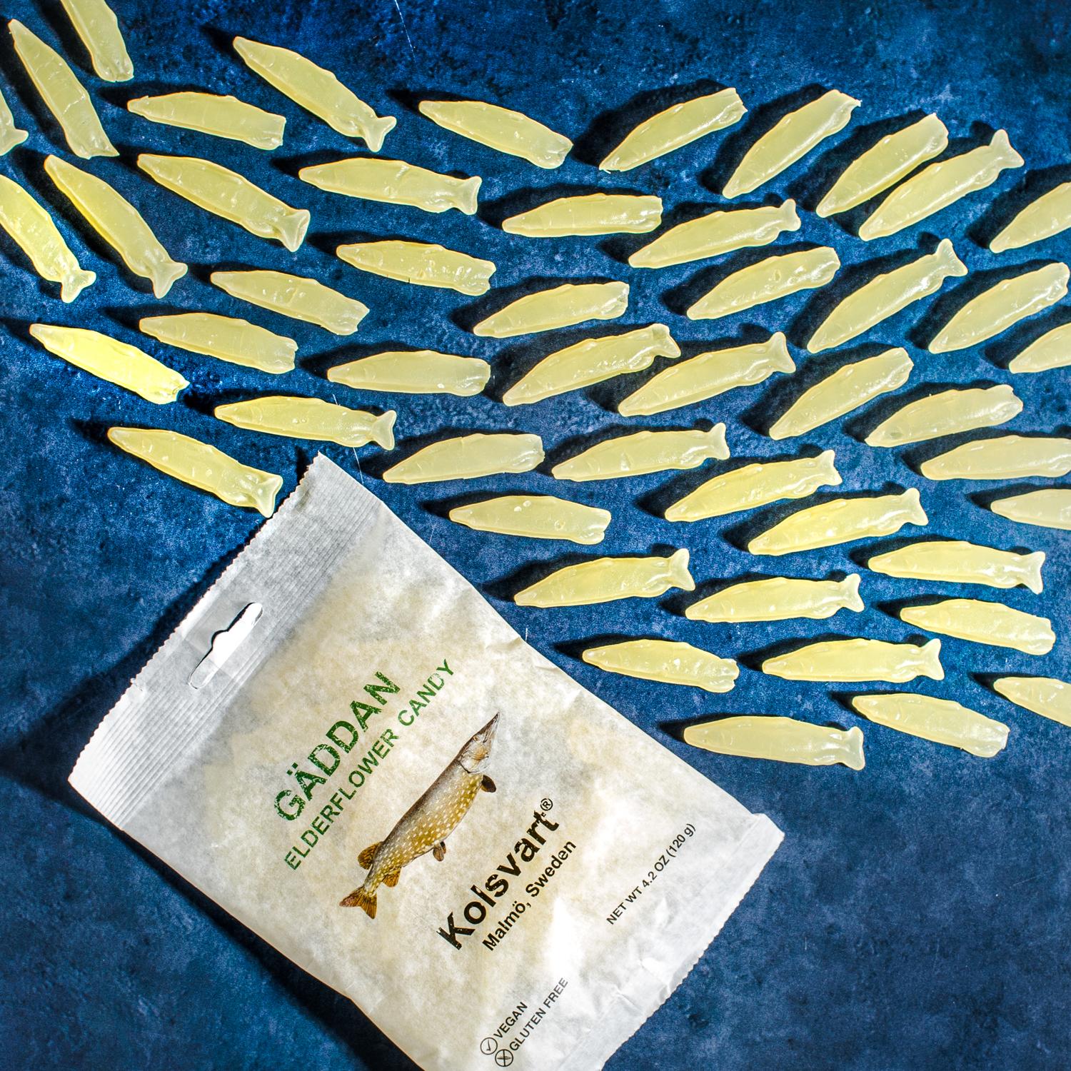 Kolsvart Gaddan Elderberry Swedish Fish Candy