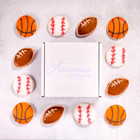 Laura's Sports Cookie Box