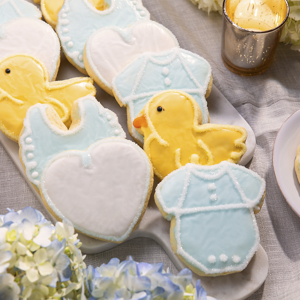Laura's Cookies Baby Boy Shower collection