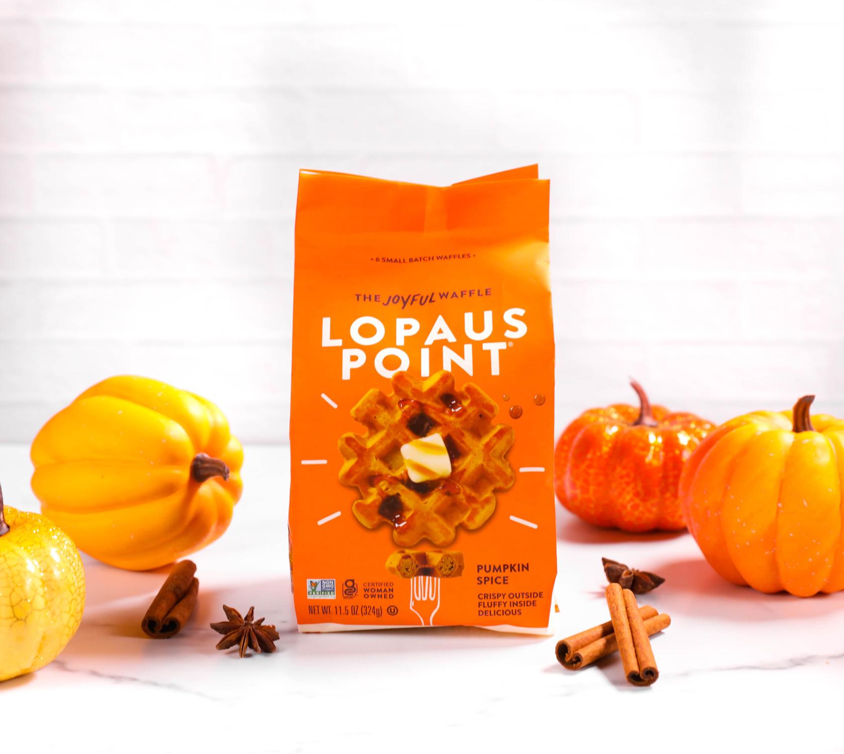 Lopaus Point Gluten-Free Pumpkin Spice Waffles