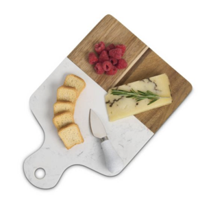 Maison du Fromage Cheese and Charcuterie Wood and Marble Cheese Boar