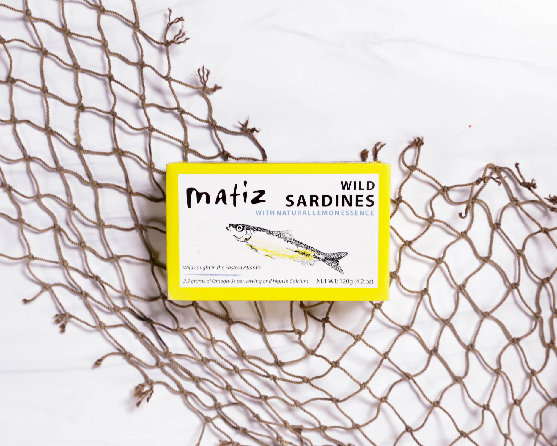 Matiz Wild Sardines with Natural Lemon Essense