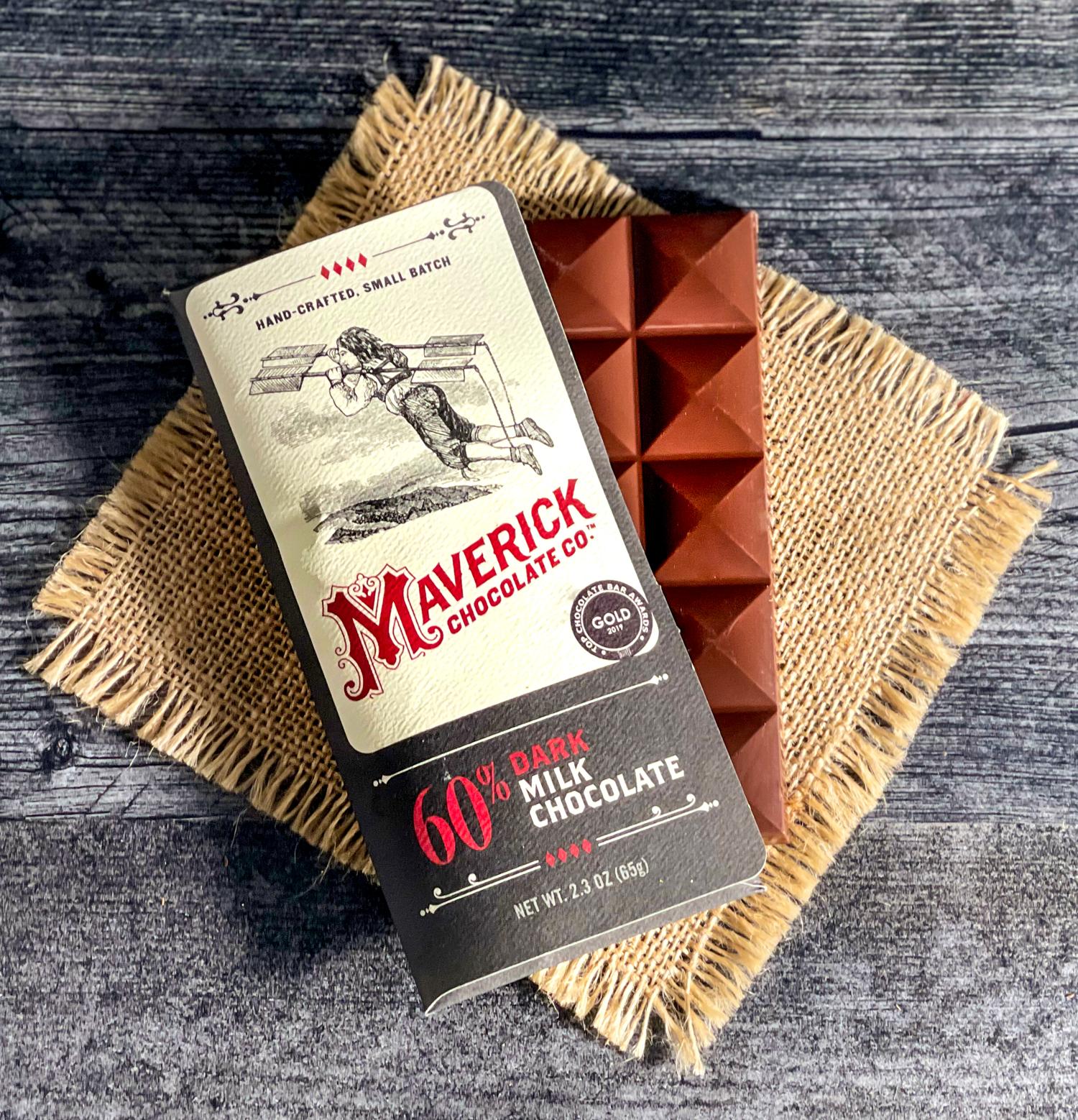 Maverick Chocolates 60% Dark Milk Chocolate