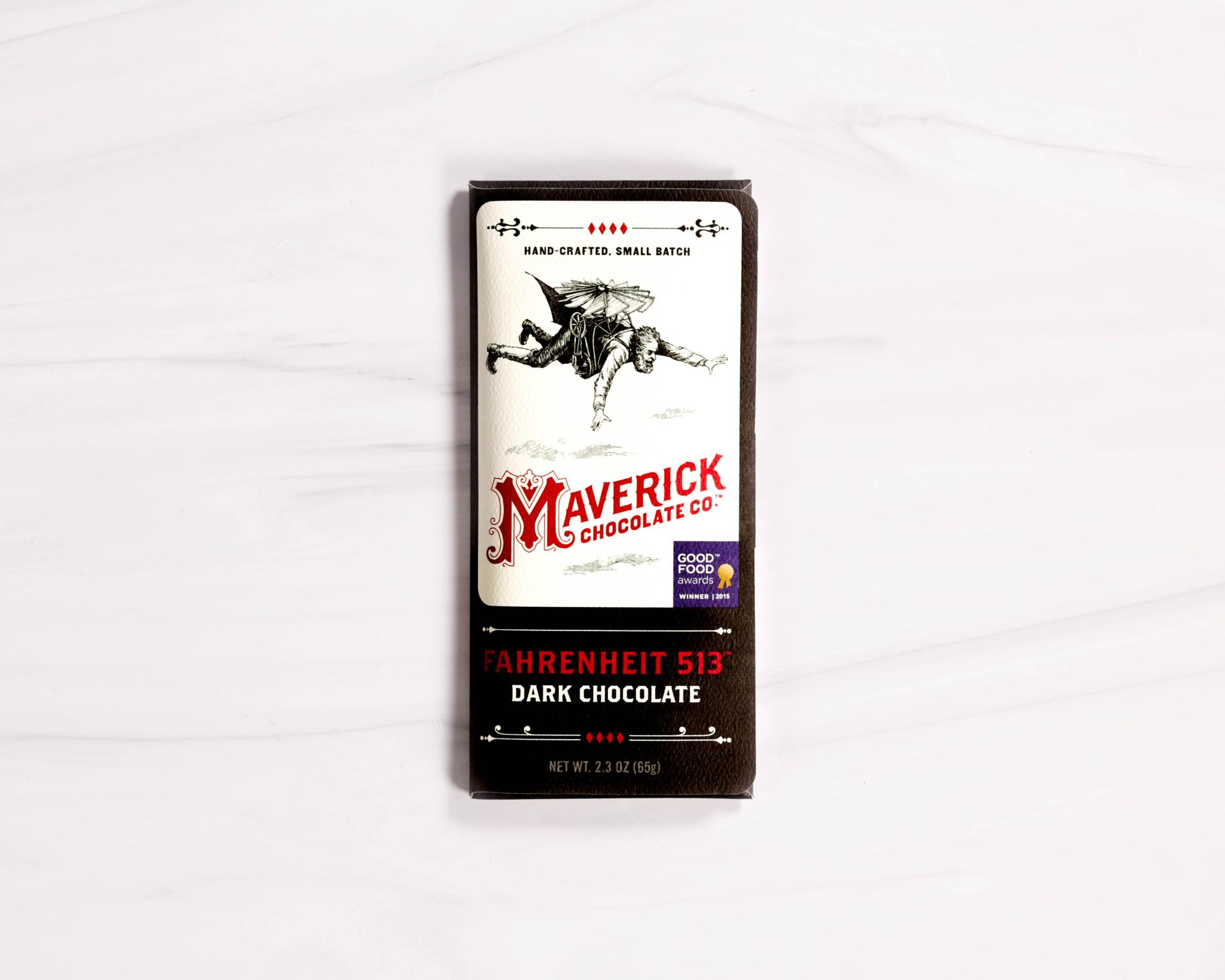 Maverick Chocolates Fahrenheit 513 Dark Chocolate