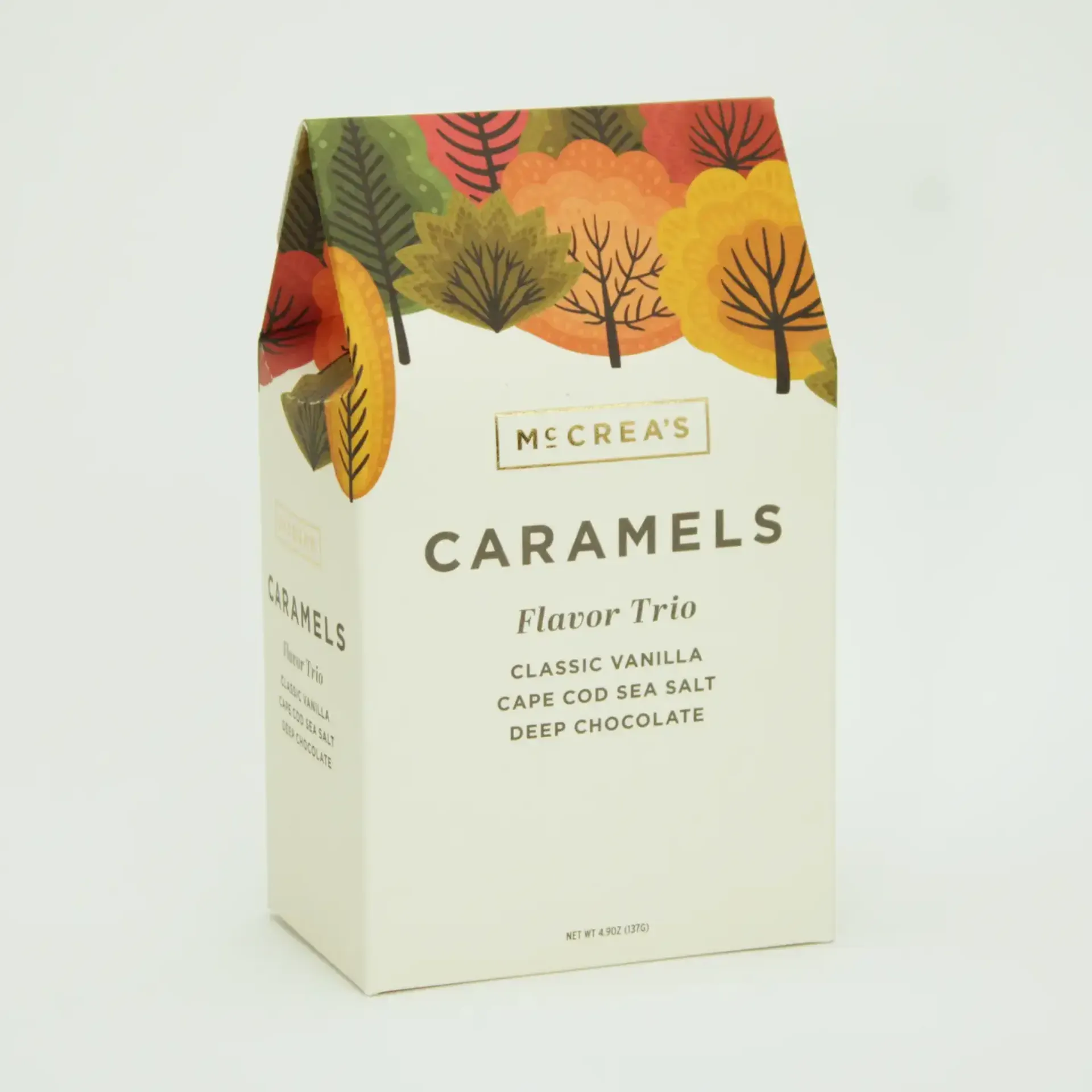 McCreas Autumnal Caramel box Vanilla sea salt and chocolate gift box for Fall