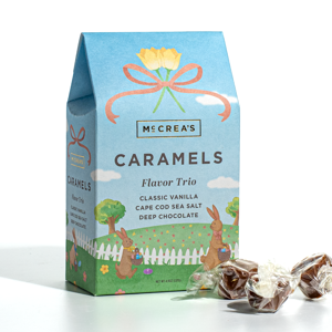McCrea's Caramel Flavor Trio with vanilla, sea salt and deep chocolate