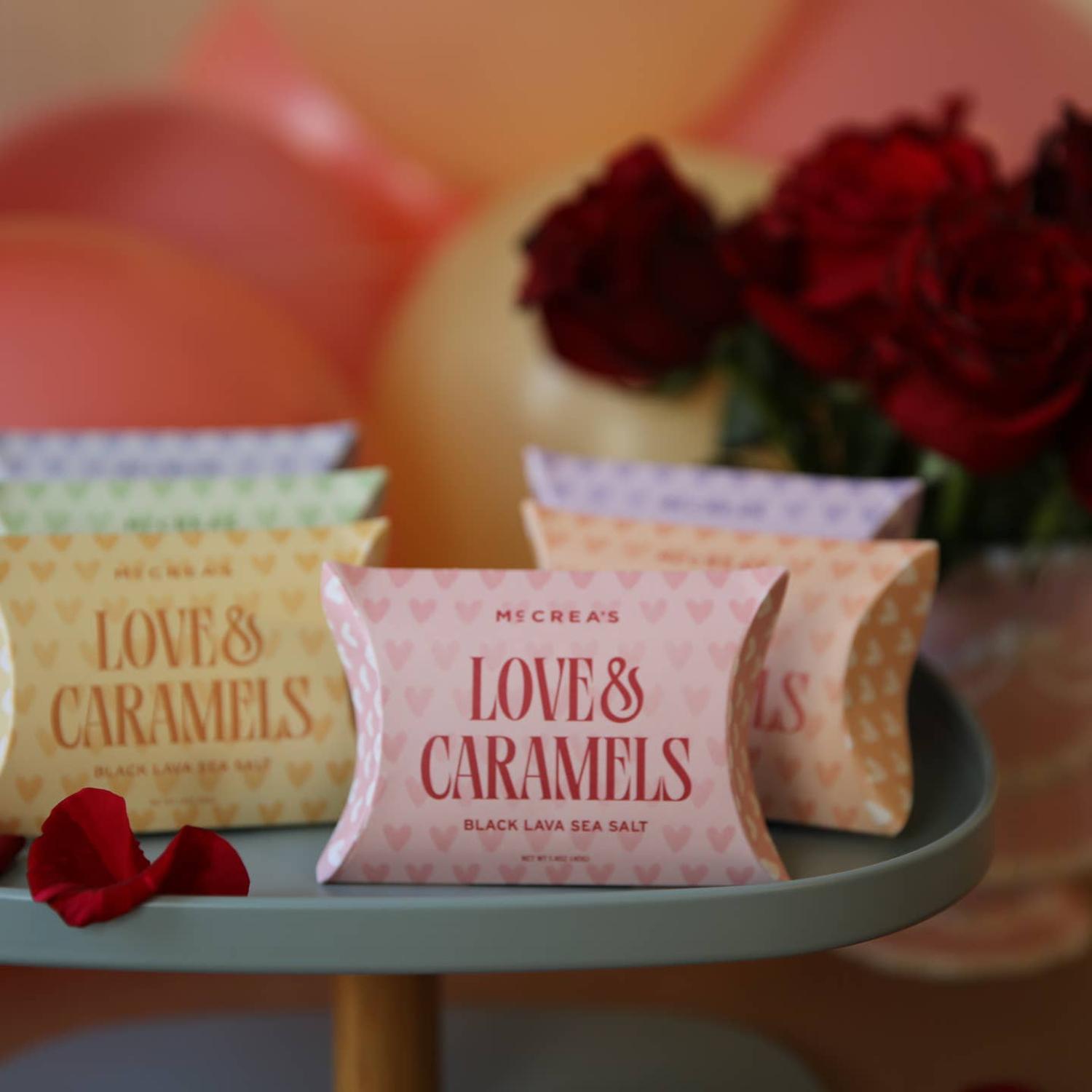Mcreas love and caramels pillow box