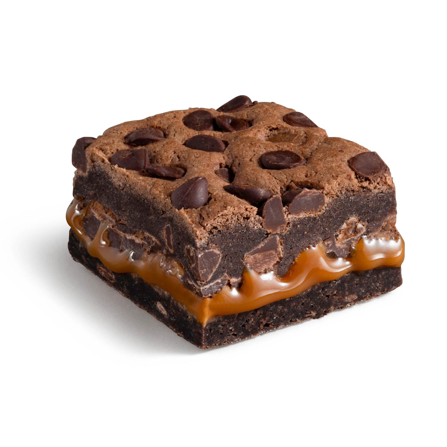 Killer Brownie with caramel triple chocolate with chocolate chip