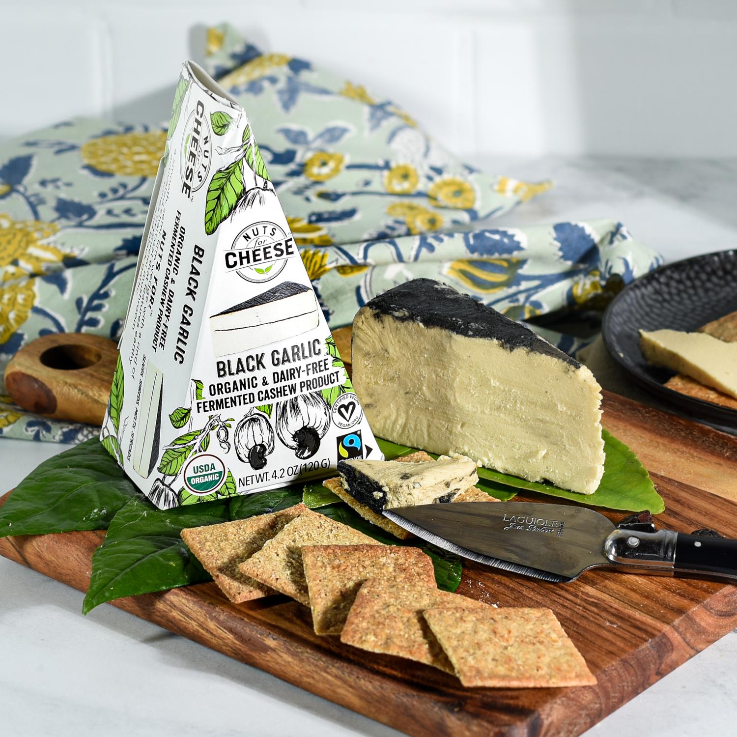 Nuts for Cheese Black Garlic Fermented Cashew Product