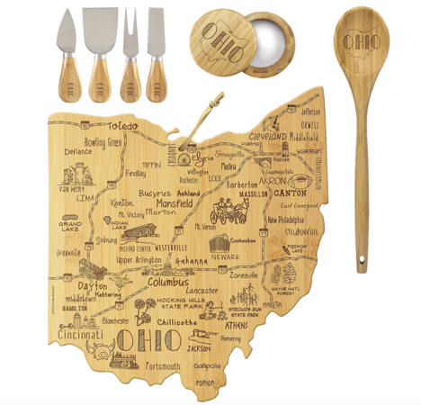 Ohio Gift Box 4 pc charcuterie and kitchen faves