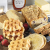 Ohio's brunch bites featuring blue oven bakery and taste of belgium waffles