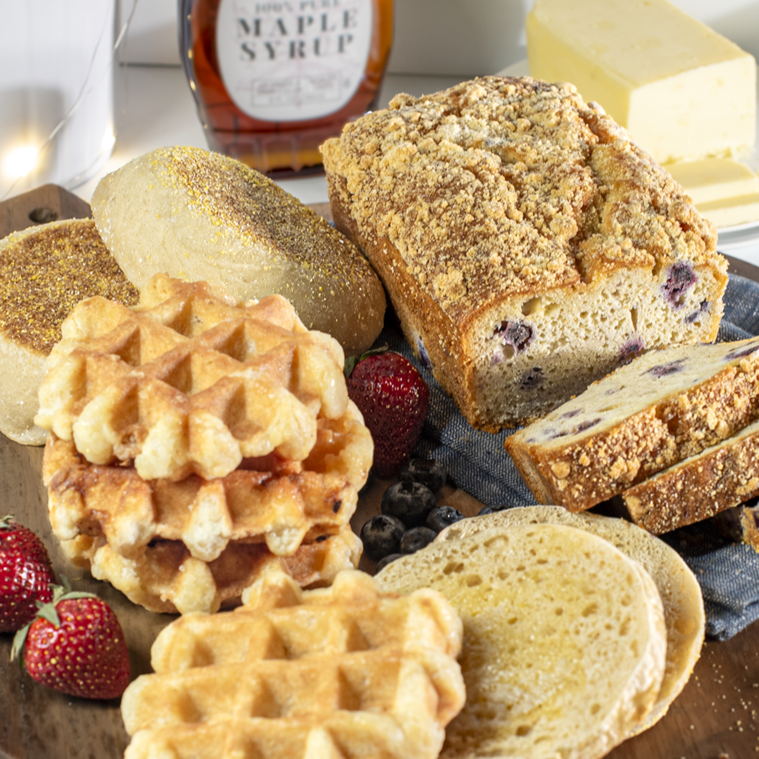 Ohio's brunch bites featuring blue oven bakery and taste of belgium waffles