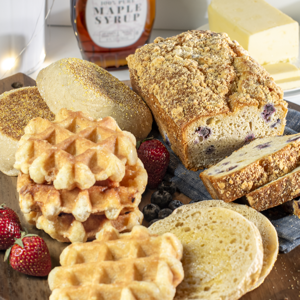 Ohio's brunch bites featuring blue oven bakery and taste of belgium waffles