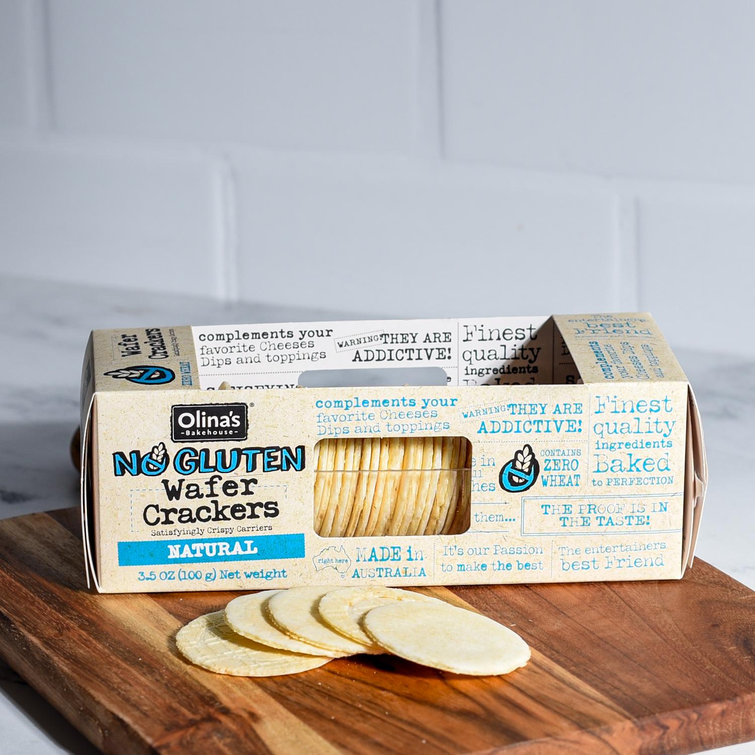 Olina's No Gluten Wafer Crackers