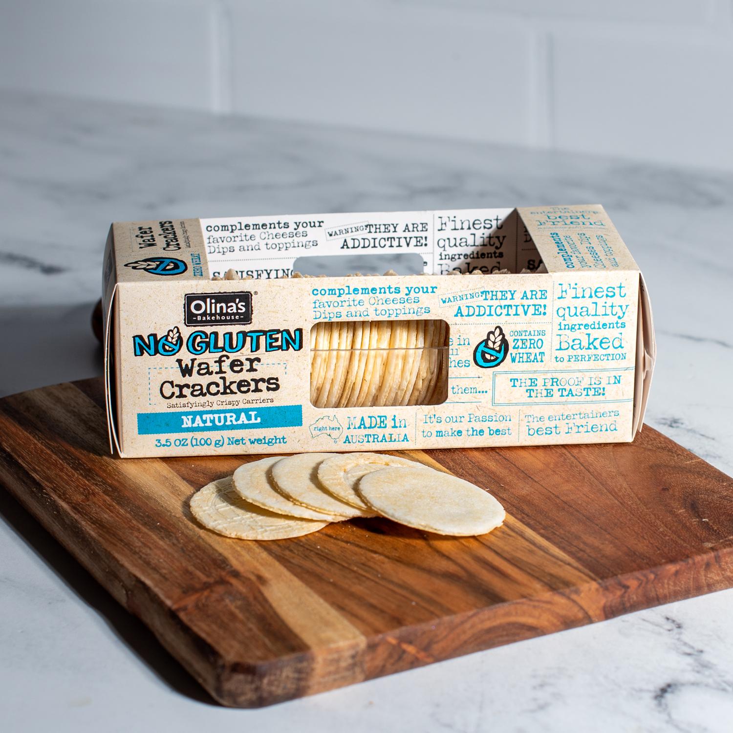 Olina's No Gluten Wafer Crackers