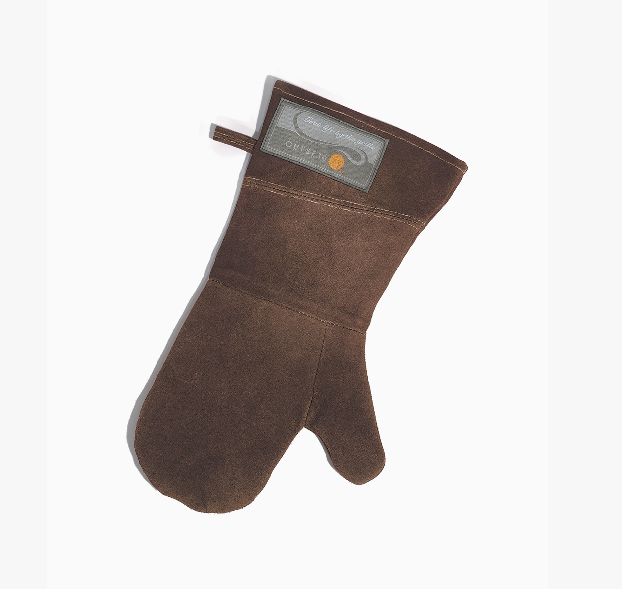 Outset Brownie Leather Grilling Mitt Brownie Suede