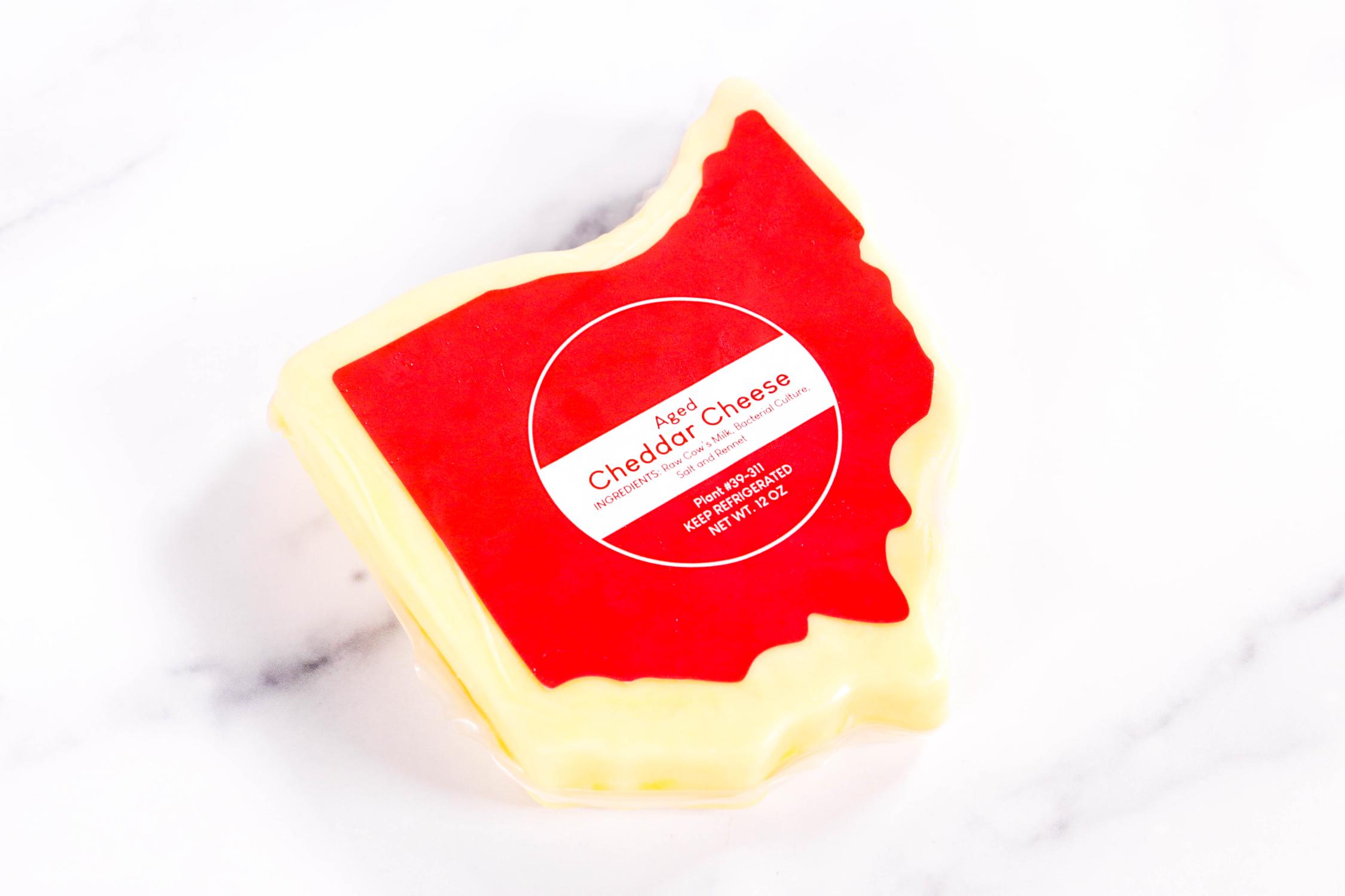 Ohio Shaped Cheese