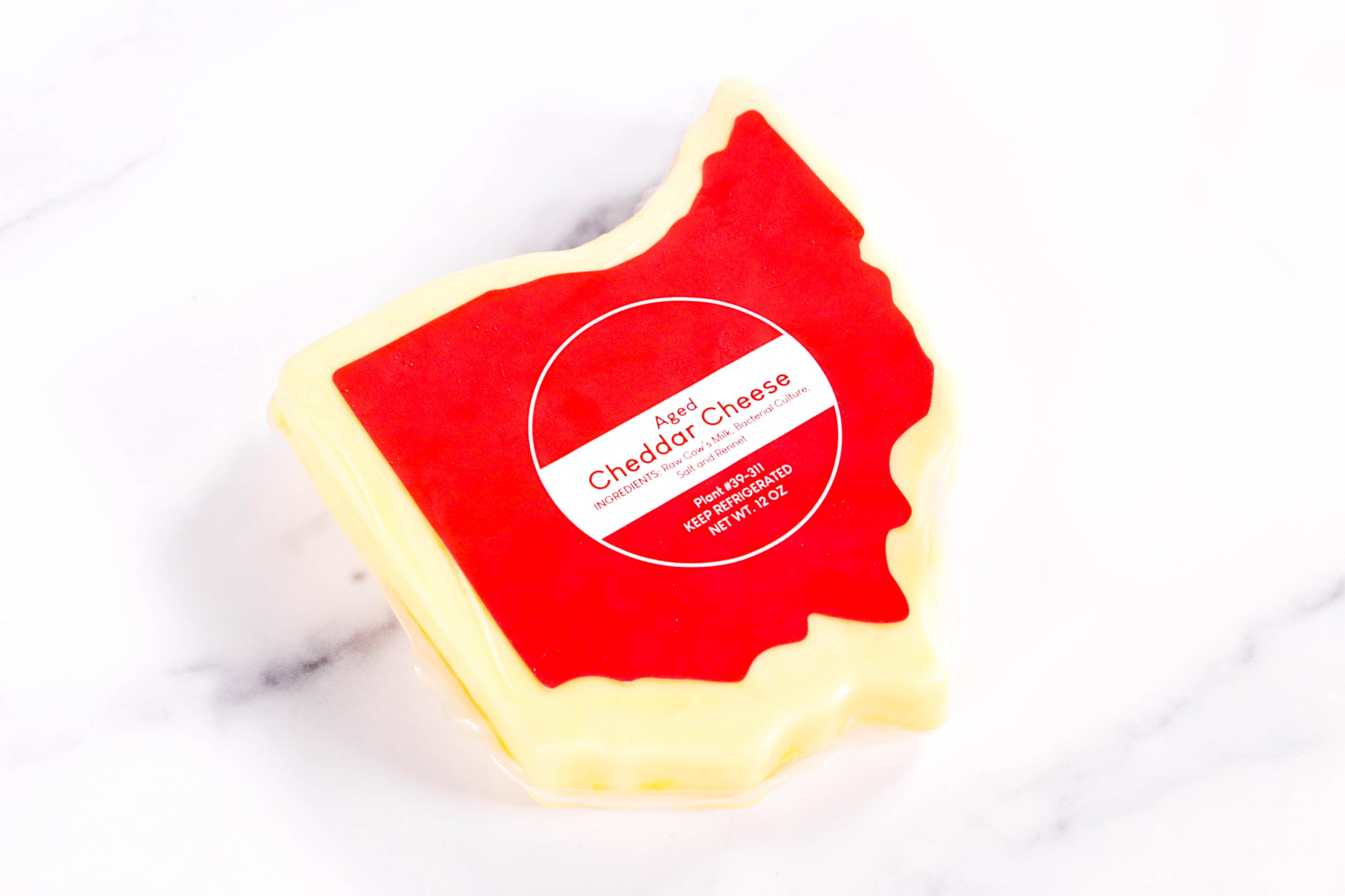 Ohio Shaped Cheese