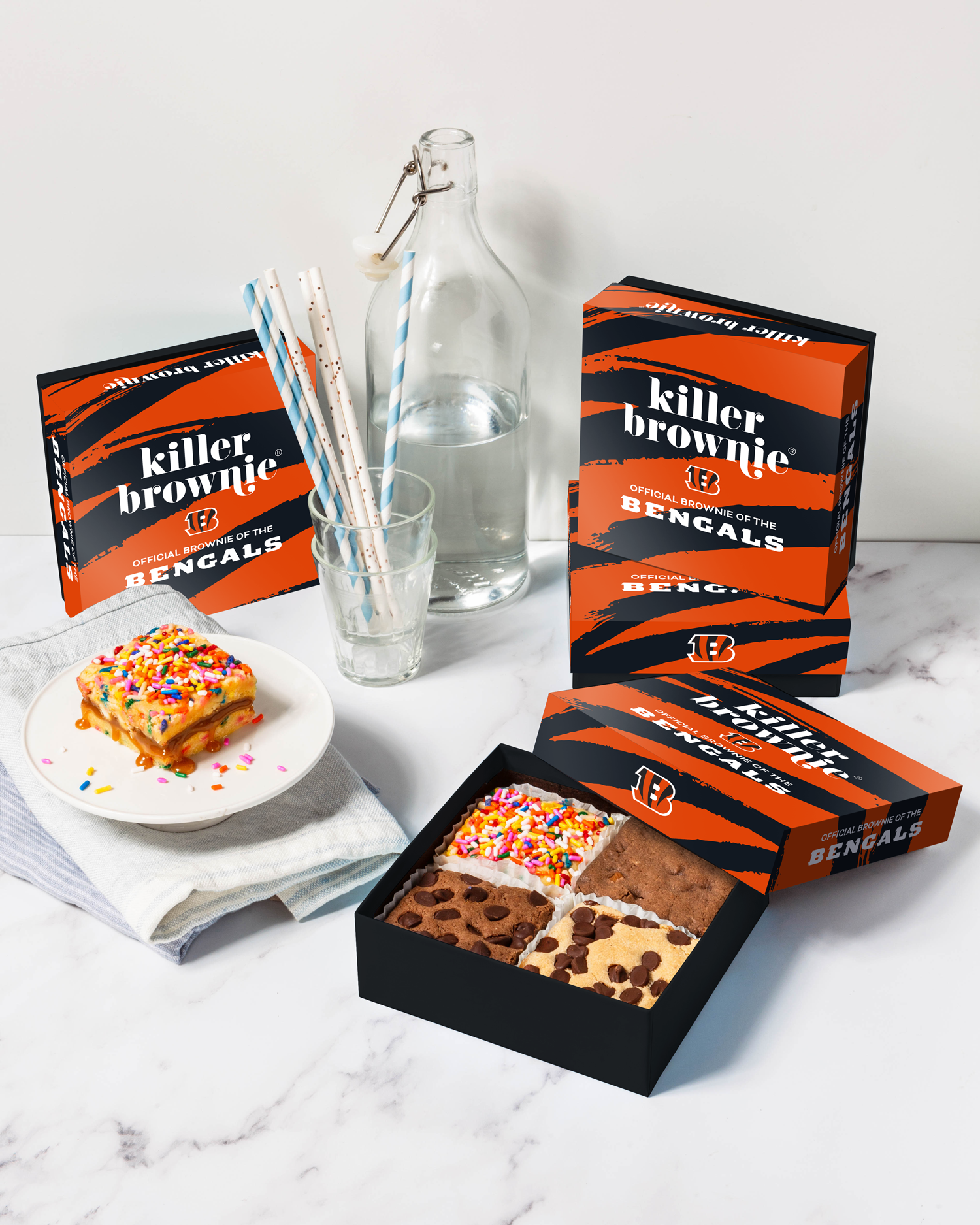 Killer Brownie Gift Box Cincinnati Bengals. 