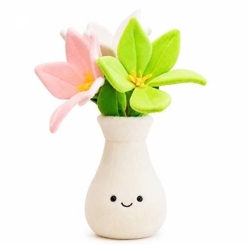 Forever Blooming Plush Flower Pot with Removable Flowers at about 11