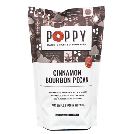 poppy popcorn cinnamon bourbon pecan market bag