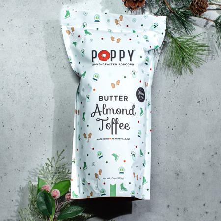 Poppy Butter Almond Toffee Popcorn
