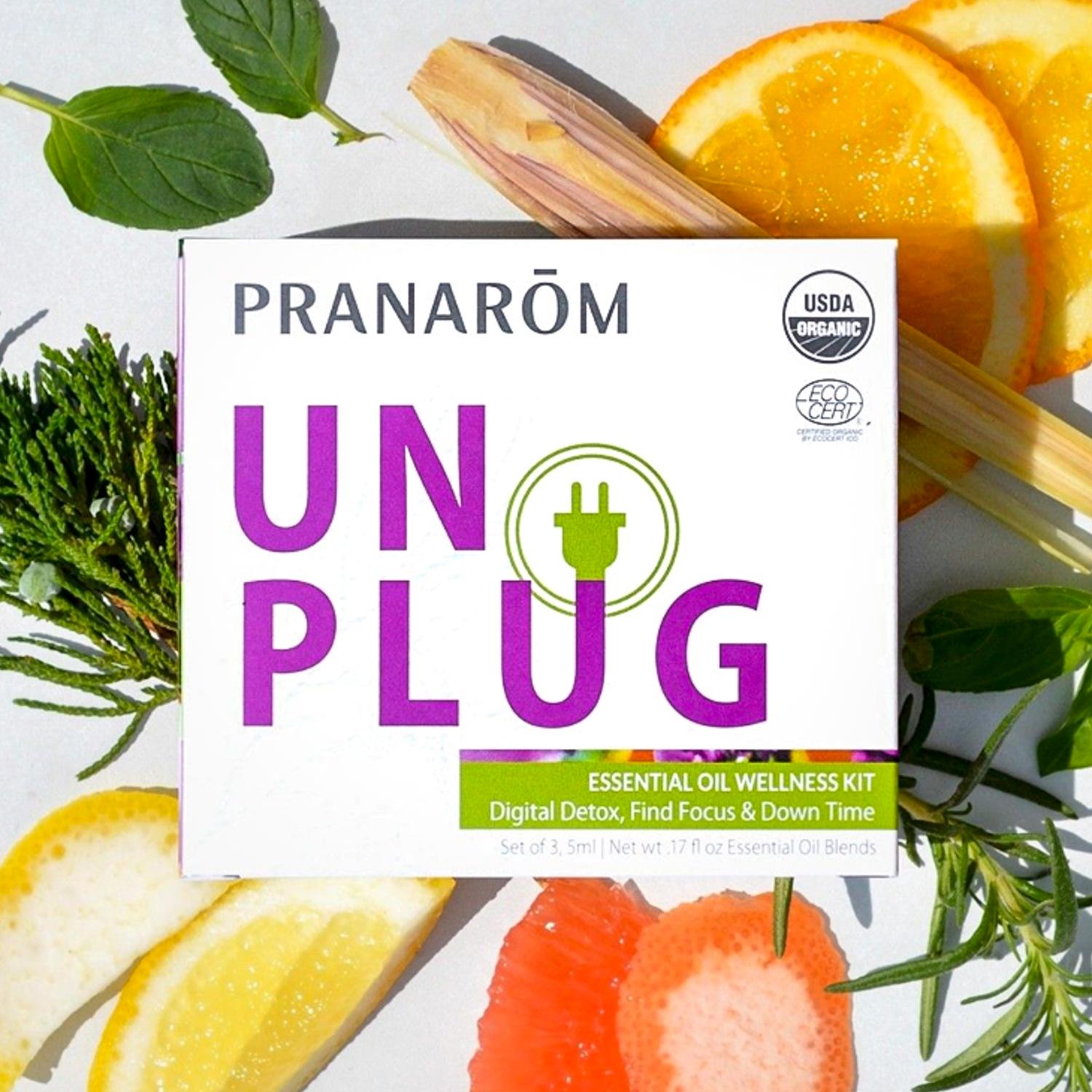 Pranarom Unplug Essential Oil Wellness Kit