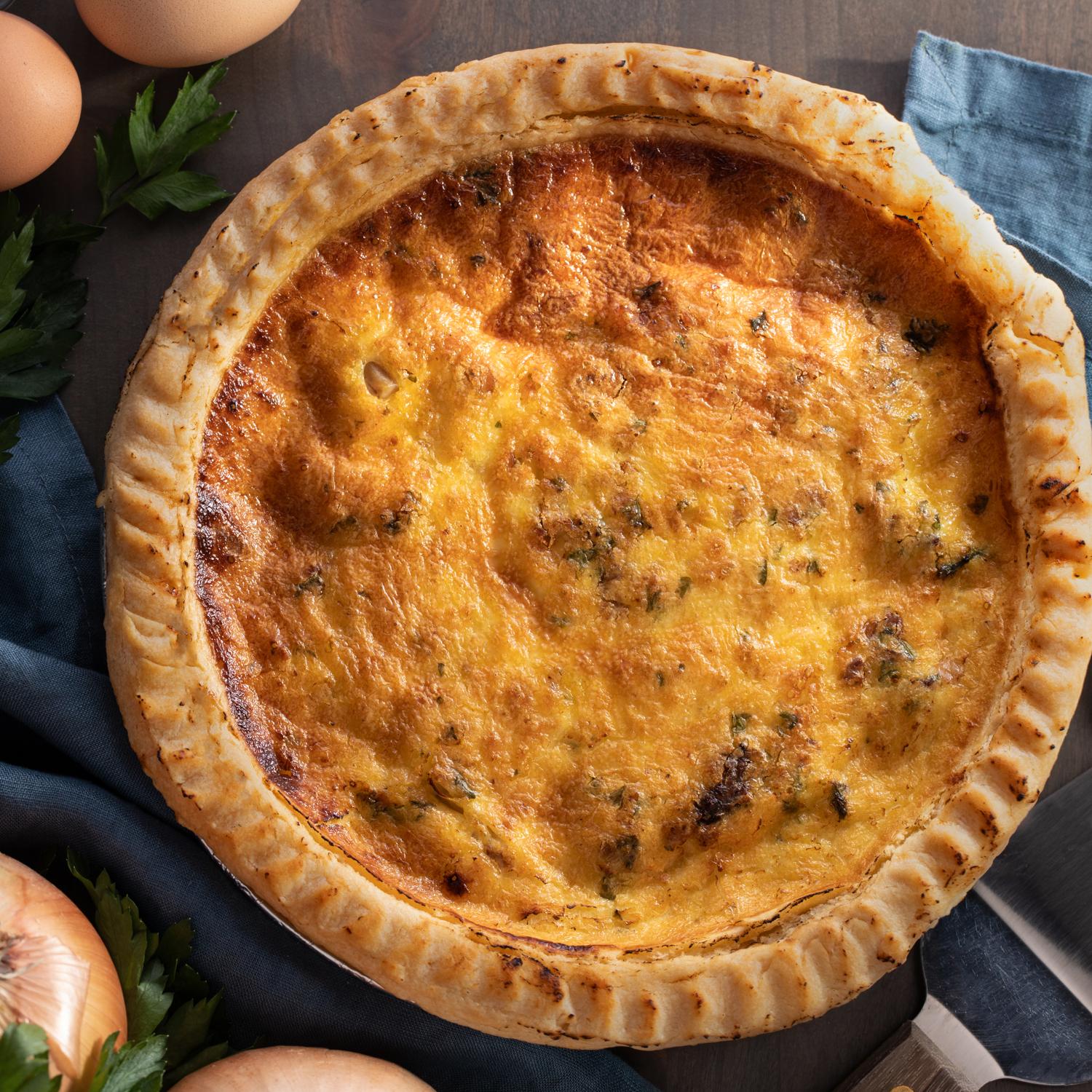 DLM homemade Quiche Lorraine