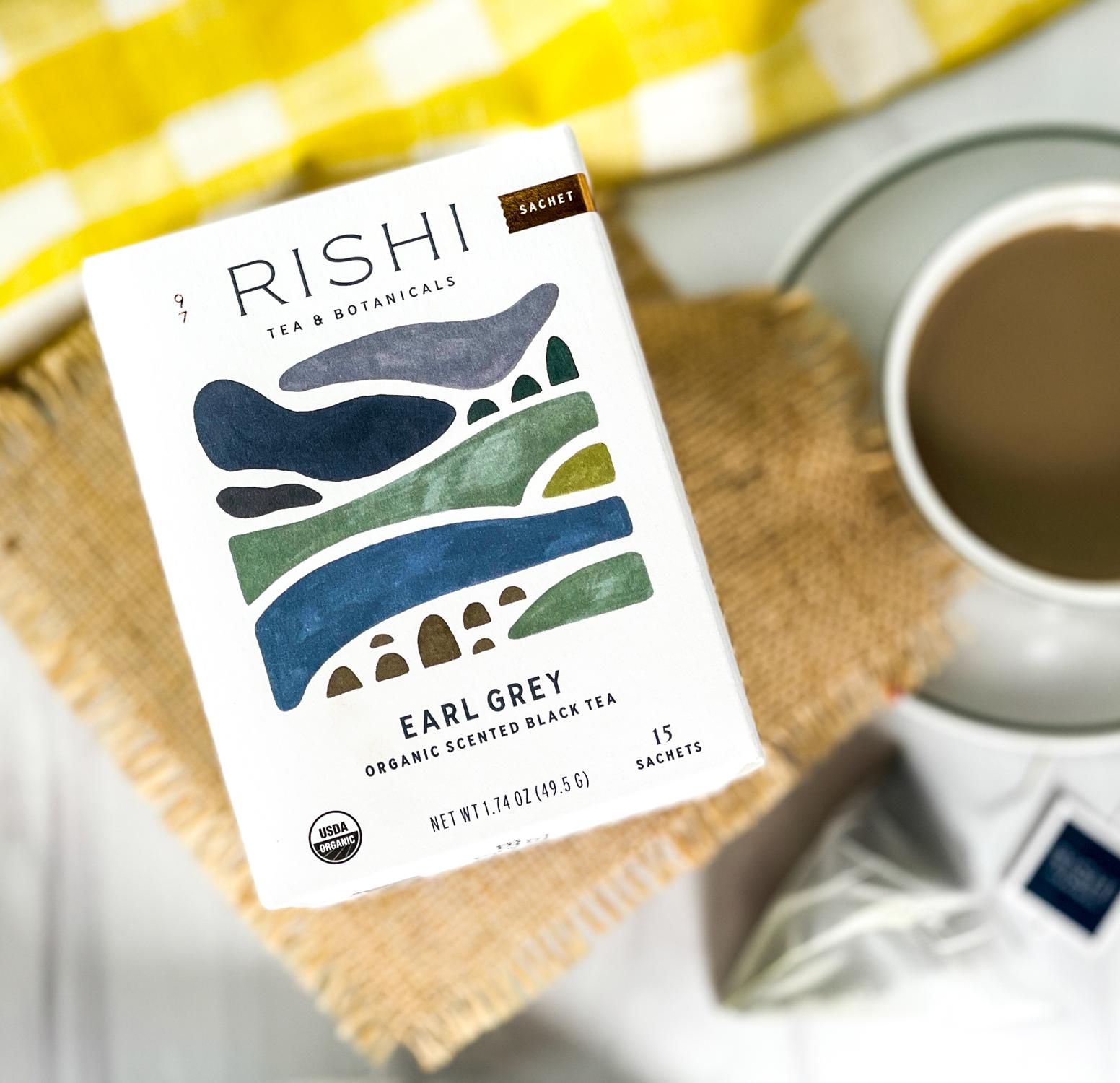 Rishi Organic Earl Gray Tea Sachets