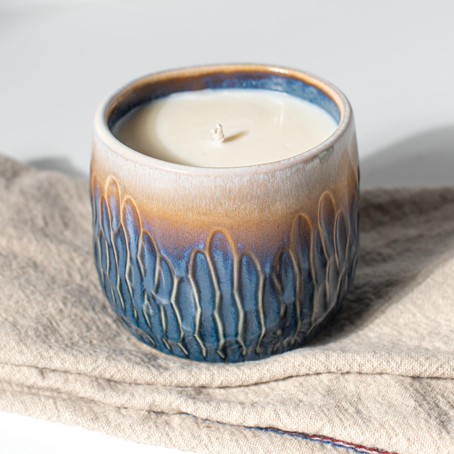 Rookwood Pottery Angel Falls Candle-
